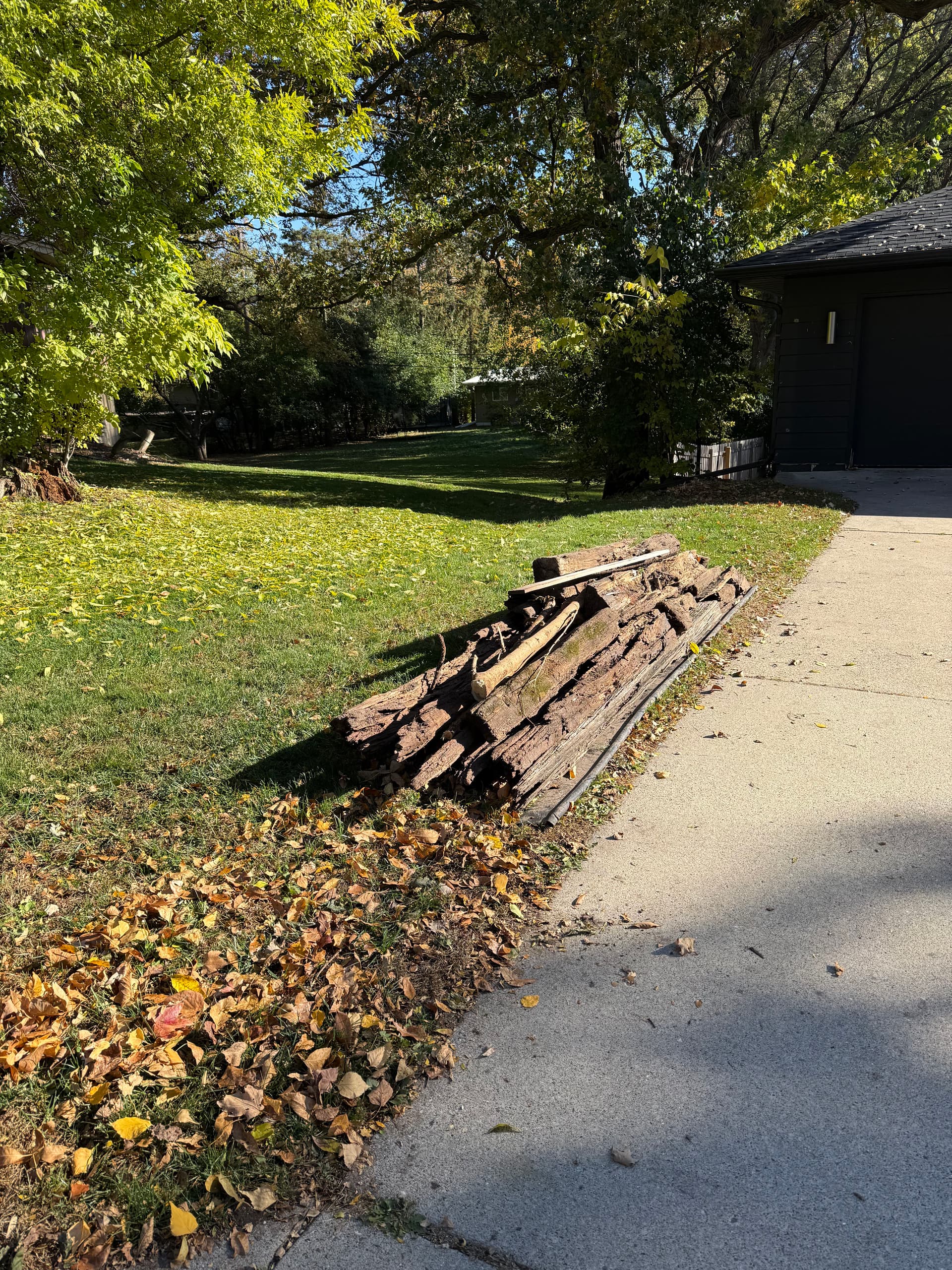 Gallery photos for Old Railroad Tie Removal in Golden Valley MN: Image #1