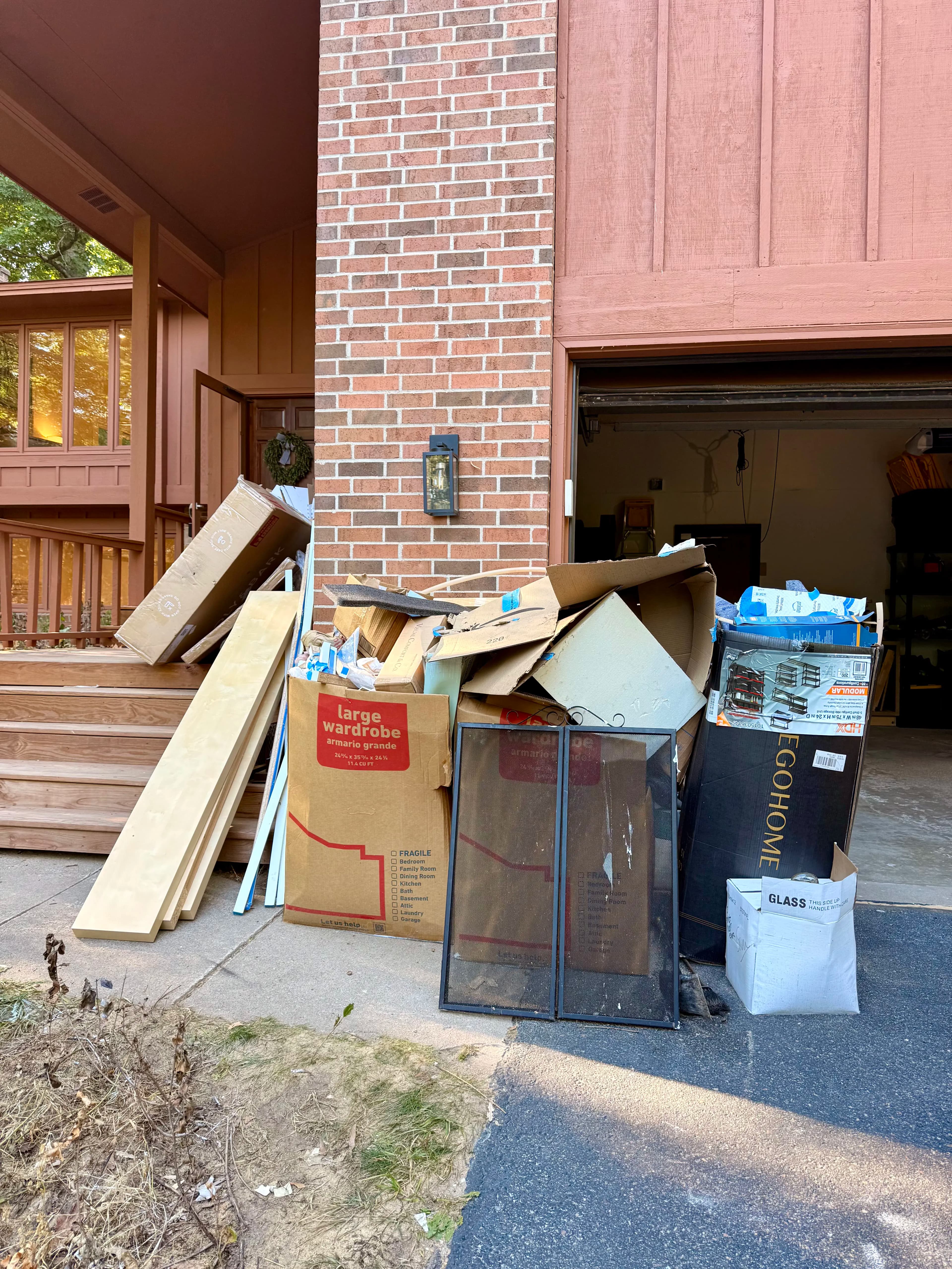 Project Cardboard and Clutter Cleared Out in Shorewood image