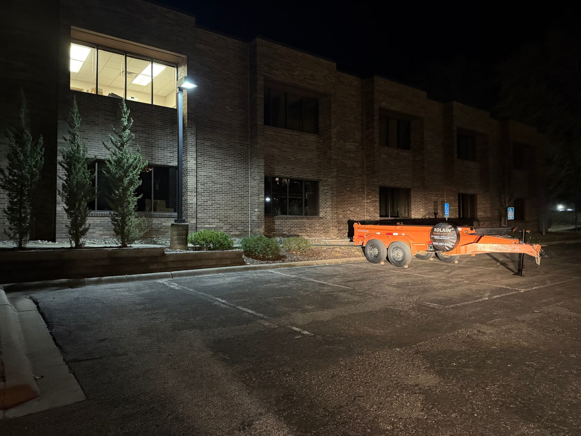 Haul-Away Trailer Drop-Off for a Hopkins Business