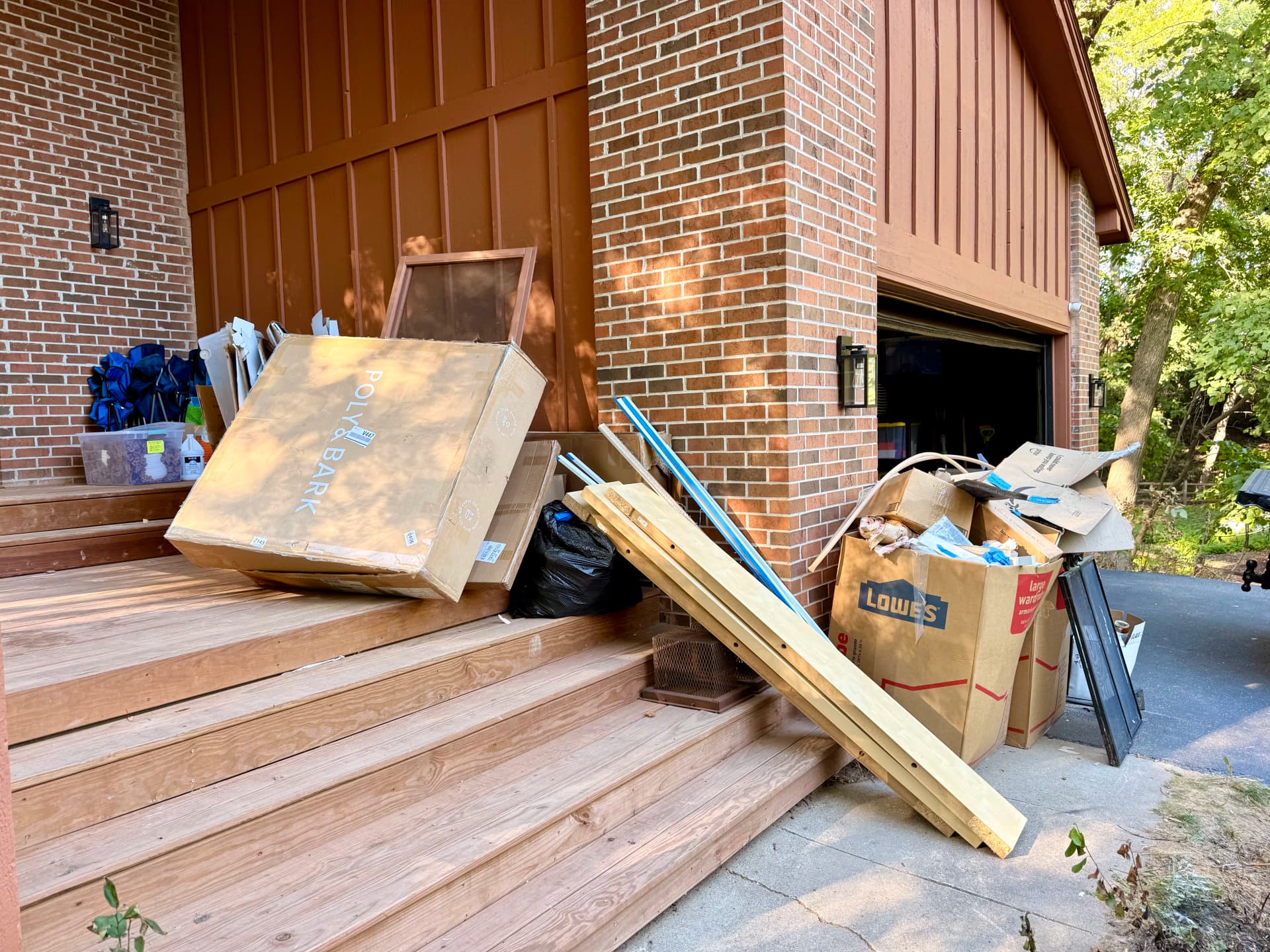 Gallery photos for Cardboard and Clutter Cleared Out in Shorewood: Image #1