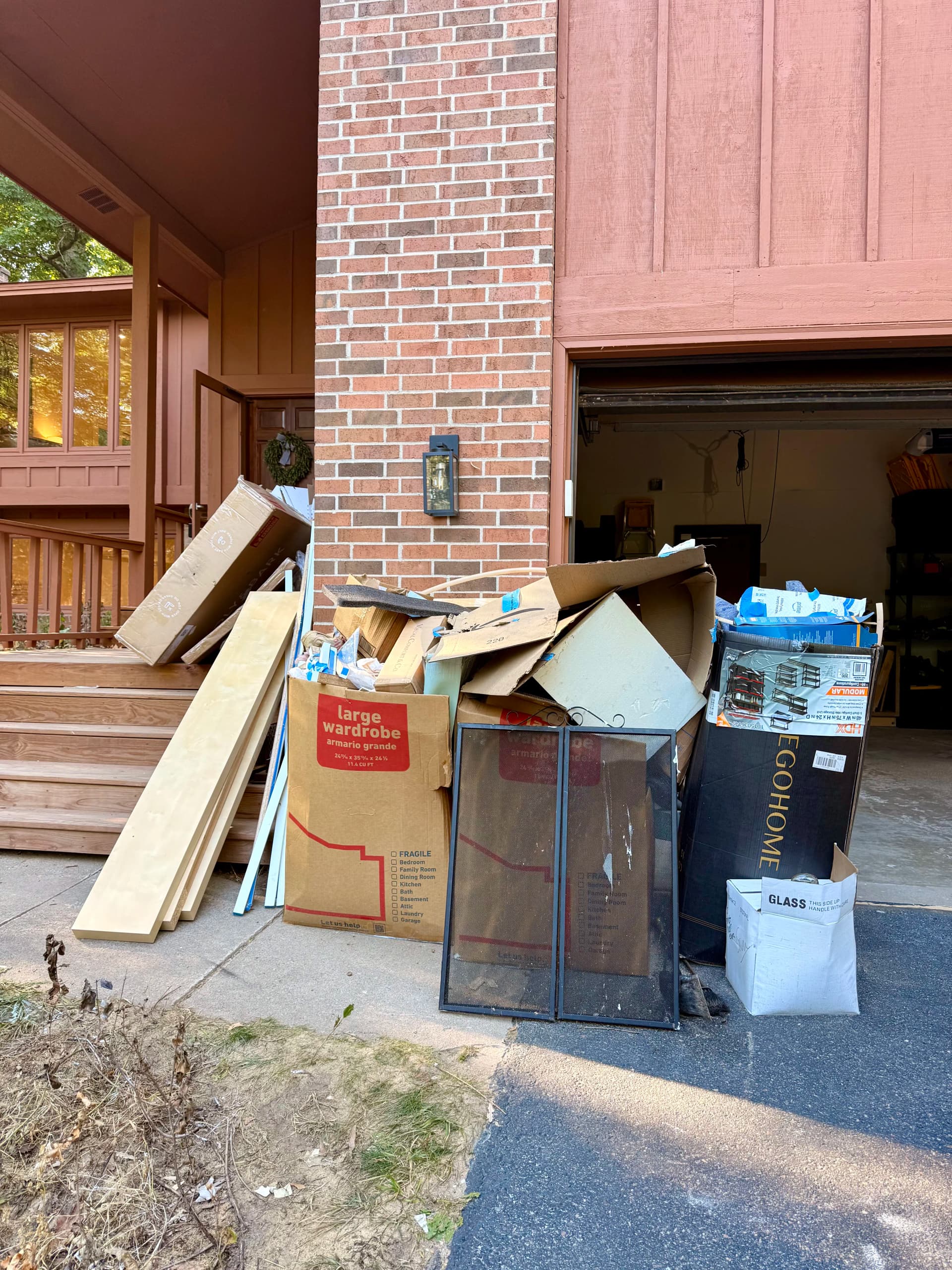 Cardboard and Clutter Cleared Out in Shorewood image